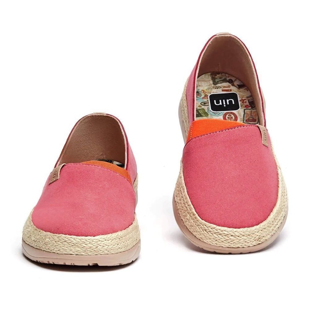 UIN Pink and Orange Espadrilles for Women - Picture 3 of 8